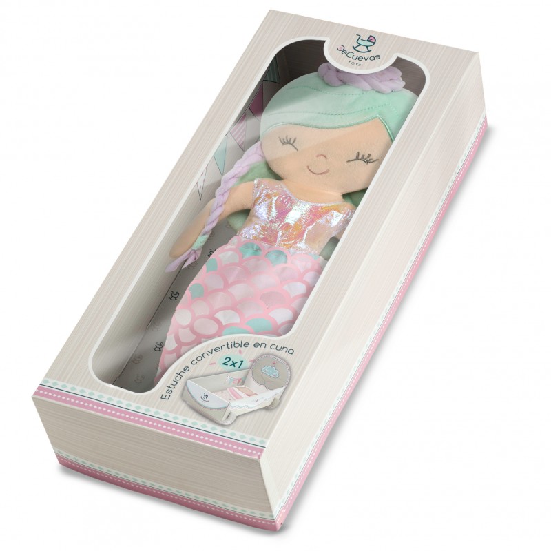 Tachan - Doll with 40 cm soft body, dressed in grey baby suit and 12 different sounds (781T00434