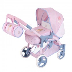 Carrozzina per bambole Gala 3x1 con borsa DeCuevas 81651