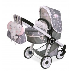 Carrozzina per Bambole Pieghevole Sky 3x1 DeCuevas Toys 80535